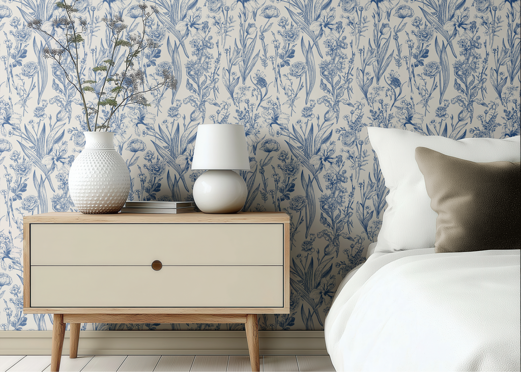 Blue Toile